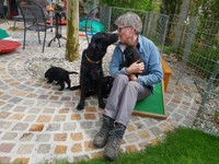 Susann mit  Ylvie + Kaylah