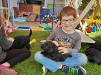 ... er strahlt übers ganze Gesicht!